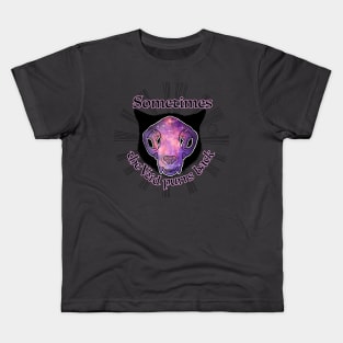 Sometimes the void purrs back Kids T-Shirt